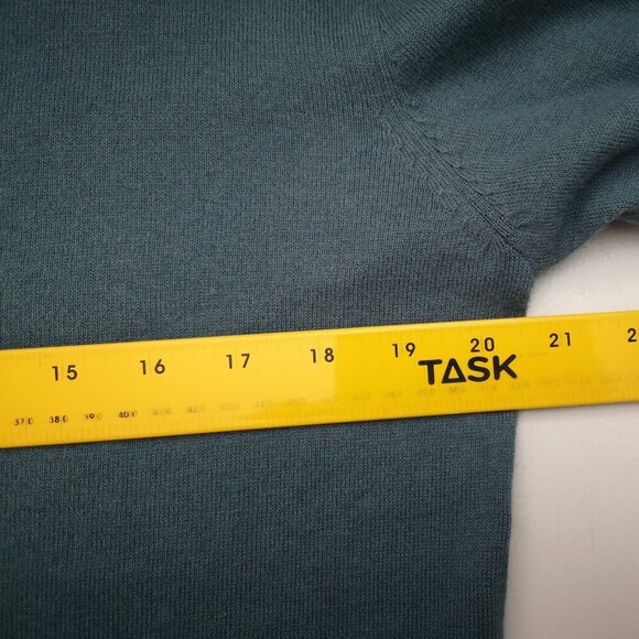 RW&CO Men's Size Large Windsor Blue Straight Fit Turtleneck Sweater - Picture 6 of 8